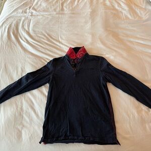 Napapijri Navy and Red Polo Shirt